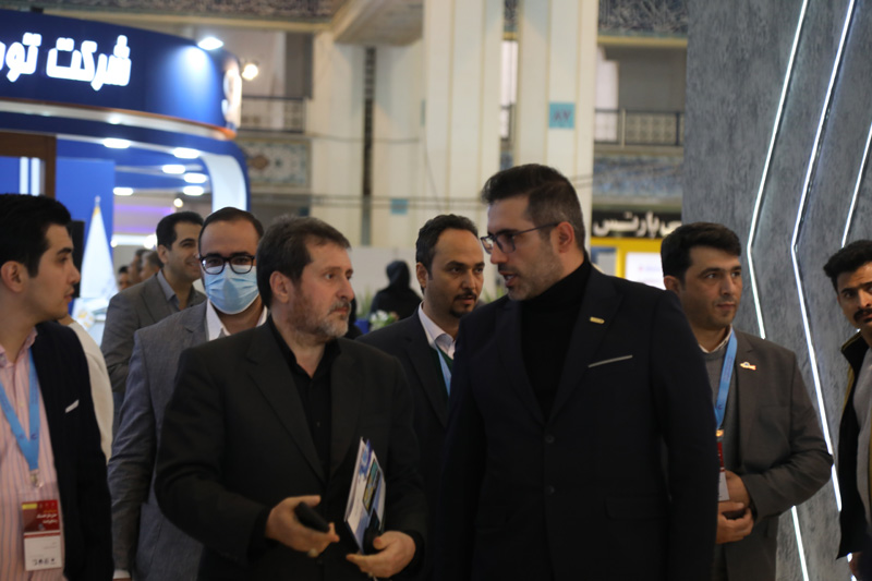 بازدید جناب آقای علی فتحی، معاون مهندسی و توسعه امور زیربنایی از غرفه هیمکو