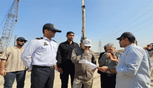 بازدید مهدی دوستی استاندارد هرمزگان از روند رشد پروژه هیمکو