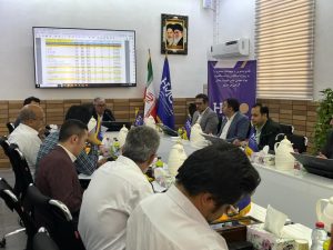 جلسه هیئت مدیره و بازدید میدانی در محل ساخت پایانه مکانیزه مواد فله معدنی