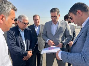 جلسه هیئت مدیره و بازدید میدانی در محل ساخت پایانه مکانیزه مواد فله معدنی