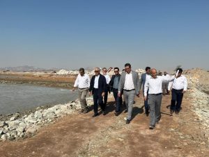 جلسه هیئت مدیره و بازدید میدانی در محل ساخت پایانه مکانیزه مواد فله معدنی