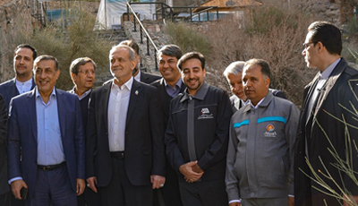 افتتاح پروژه های شرکت سرمایه‌گذاری امید در مجموعه معدنی و صنعتی گل‌گهر با حضور رئیس جمهور