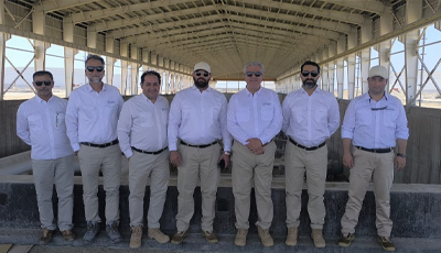 بازدید مشاور عالی گروه امید از پروژه مخازن نفتی پترو امید آسیا