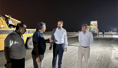 حضور شبانه مدیرعامل هیمکو در محل اجرای پروژه
